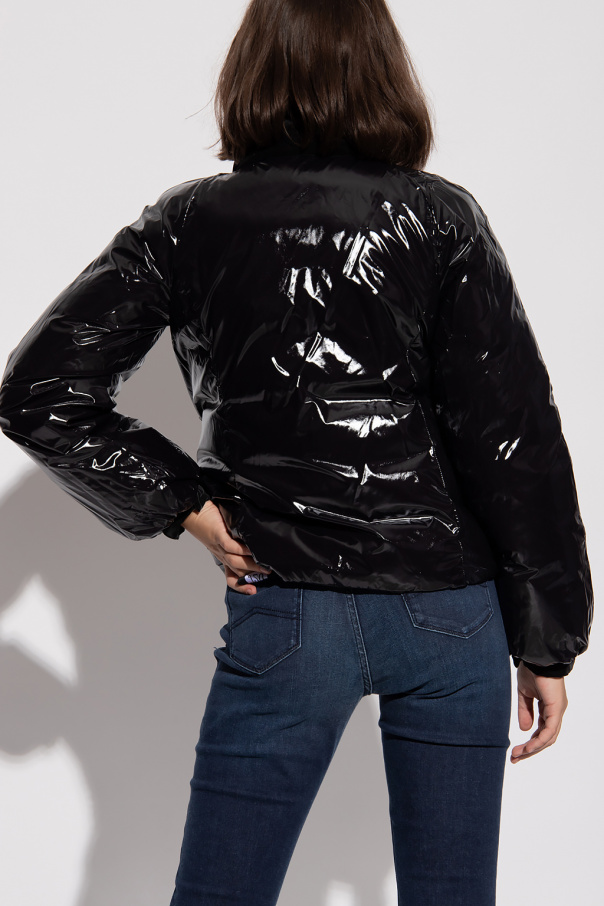minidon20！EMPORIO ARMANI 袖ファー ジャケット Reversible jacket Emporio Armani - armani exchange faux fur